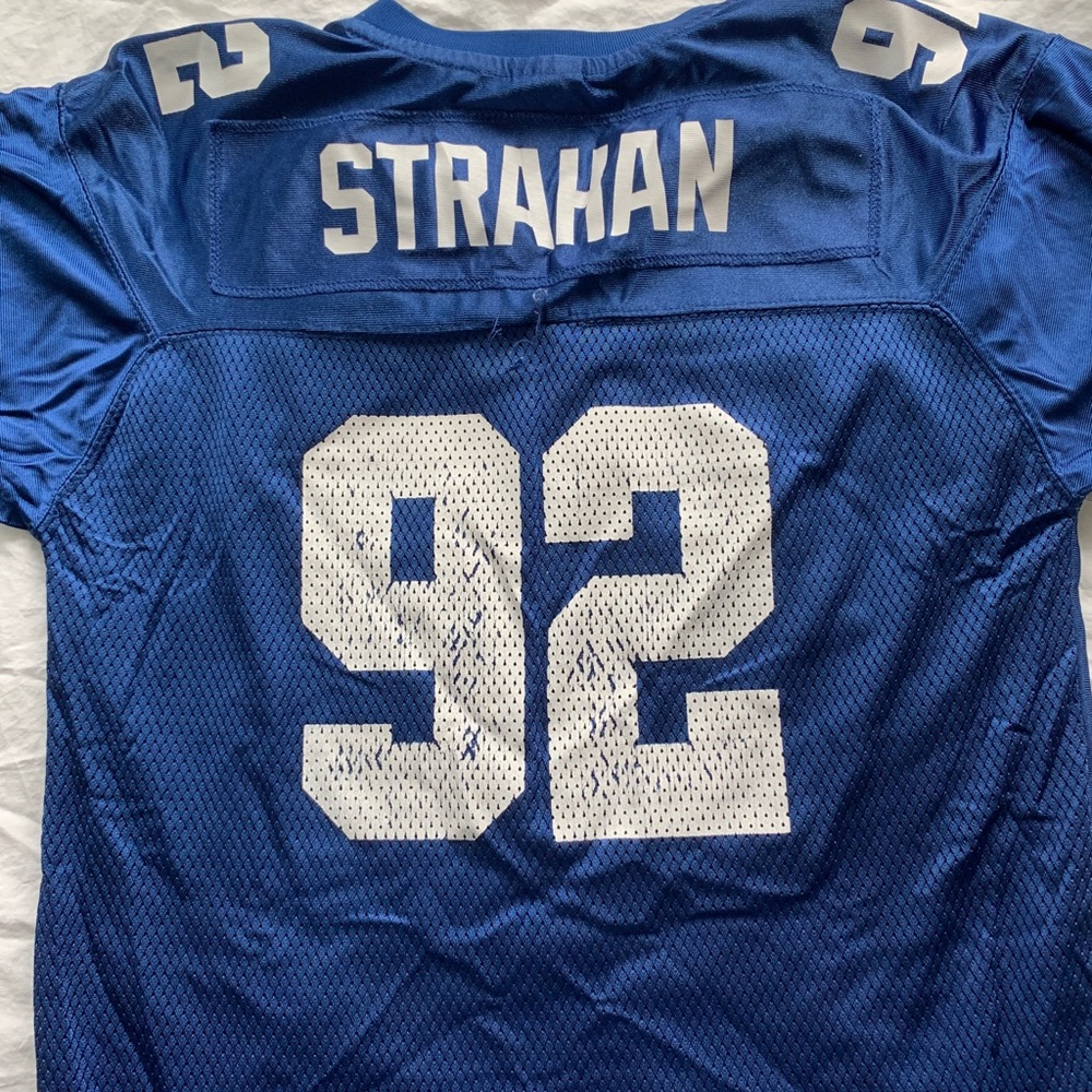 Youth L New York Giants Michael Strahan Jersey